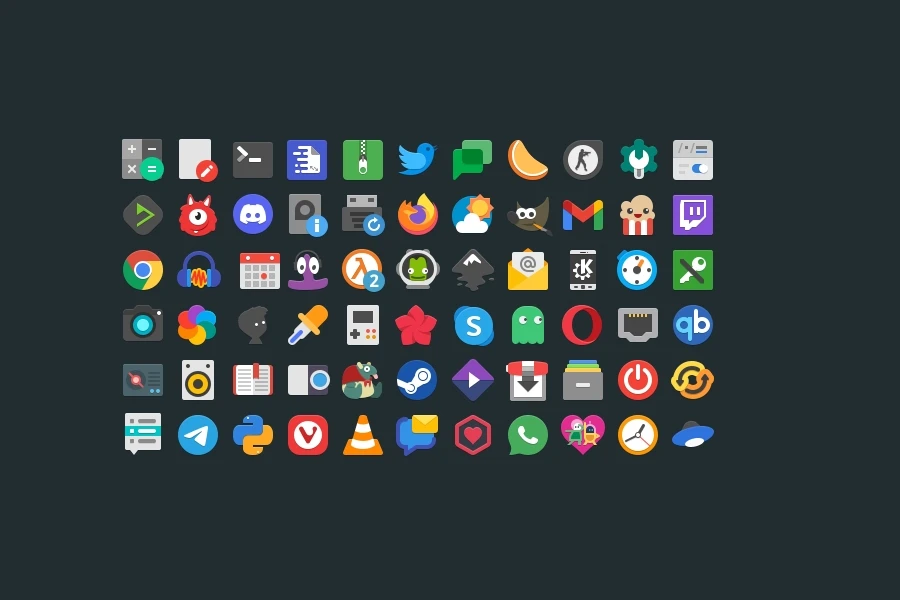 نصب ساده مجموعه آیکون‌های پاپیروس بر روی Zorin OS